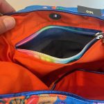 Speels blauw met verstelbare riem