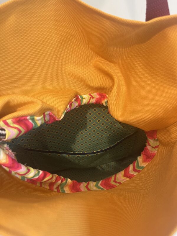 Shopper met plaatje en kordel