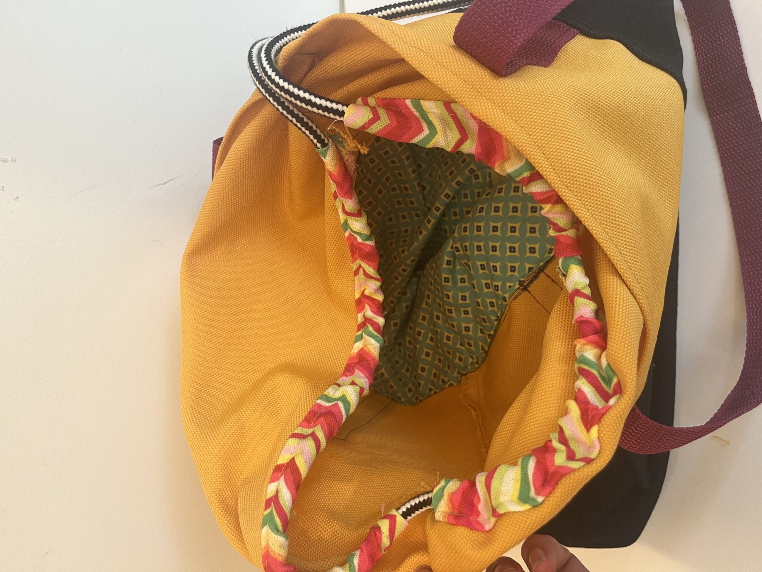 Shopper met plaatje en kordel