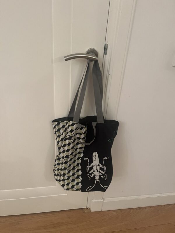 Shopper, twee kanten draagbaar , 20 euro