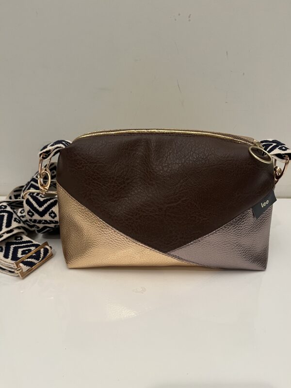 Hipster bruin en goud