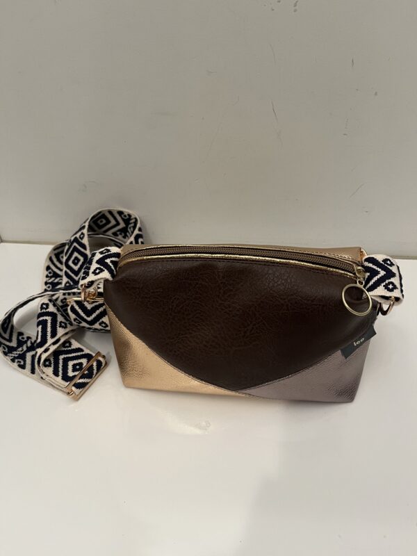 Hipster bruin en goud