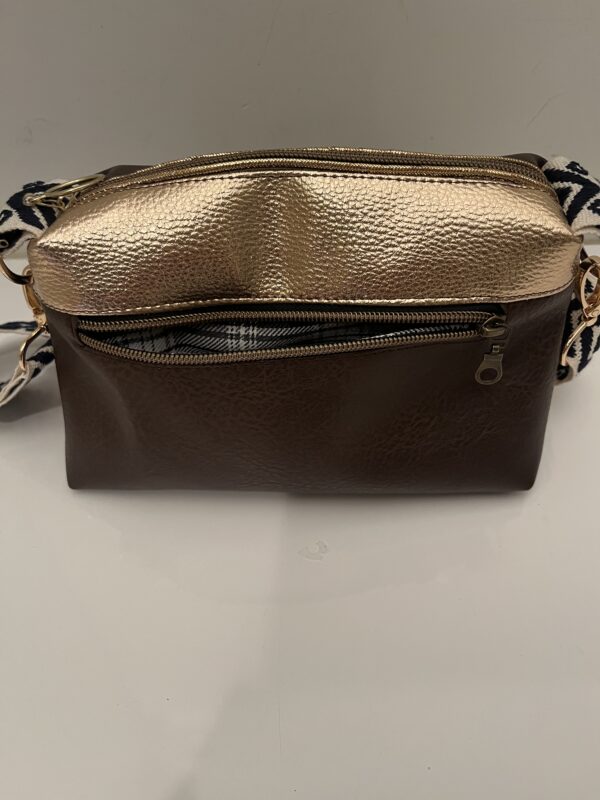 Hipster bruin en goud