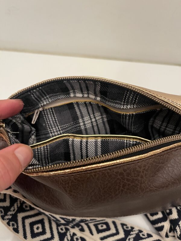 Hipster bruin en goud