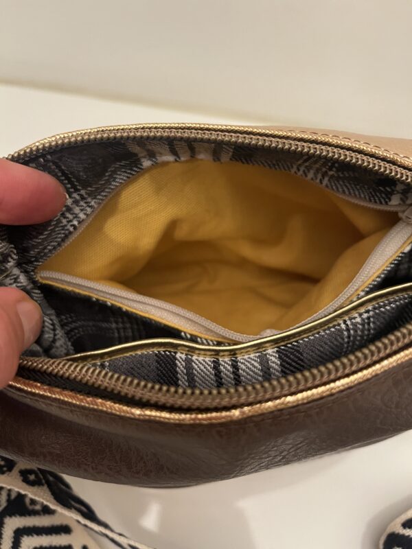 Hipster bruin en goud