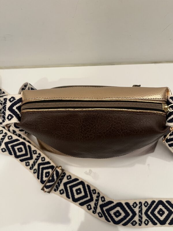 Hipster bruin en goud