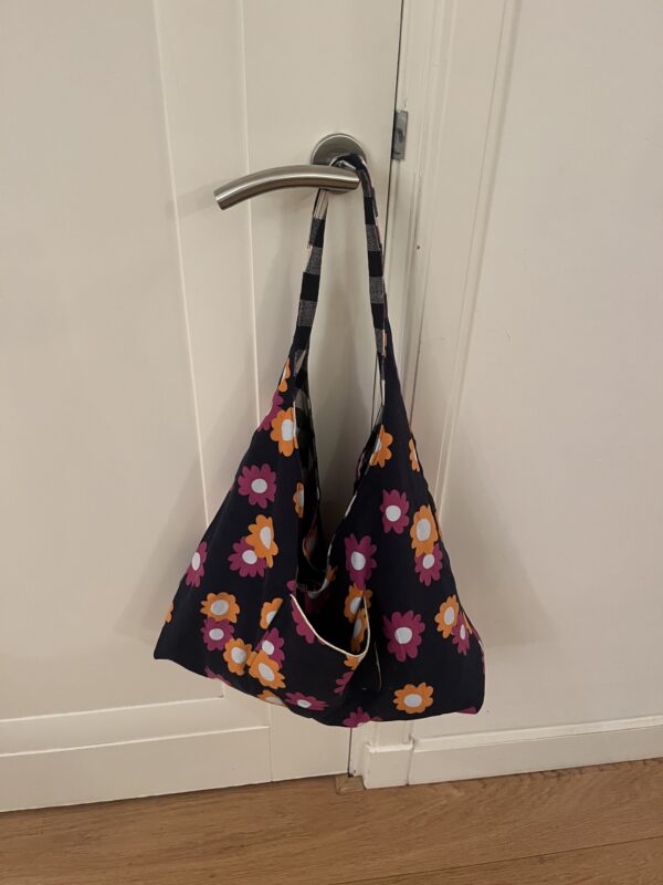 Hobo bag happy, twee kanten draagbaar