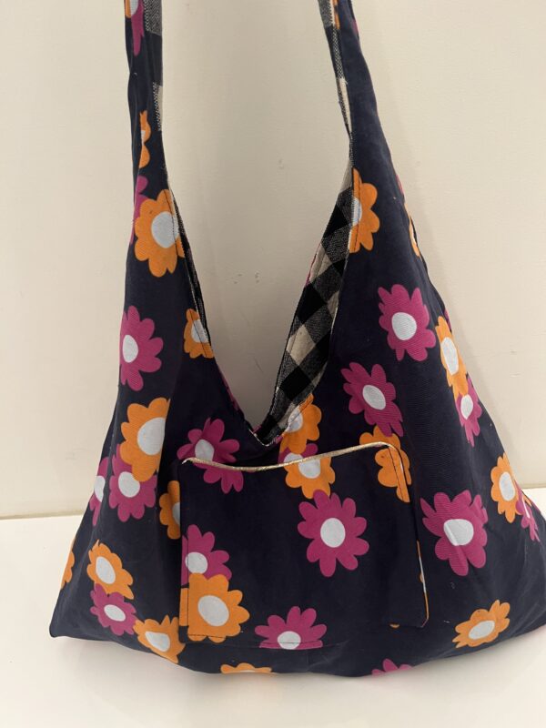 Hobo bag happy, twee kanten draagbaar