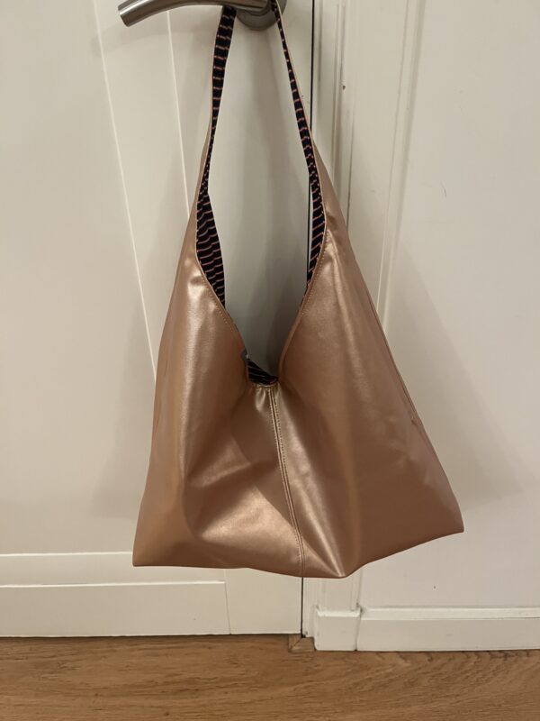 Hobo bag bronzen
