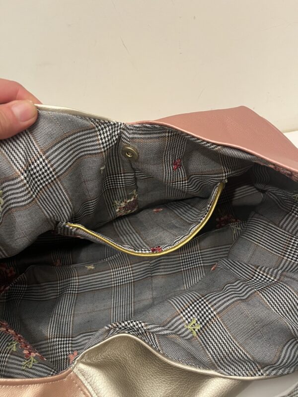 Goud en roze shopper