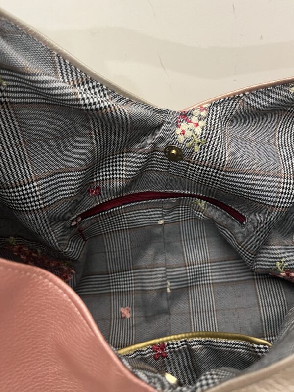 Goud en roze shopper