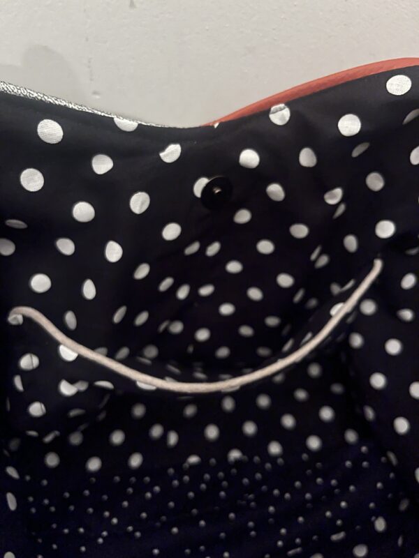 Shopper Silver en oranje