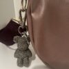 Roze metallic moon tas