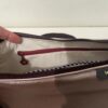 Roze metallic moon tas