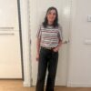 Streepjes shirt met rand