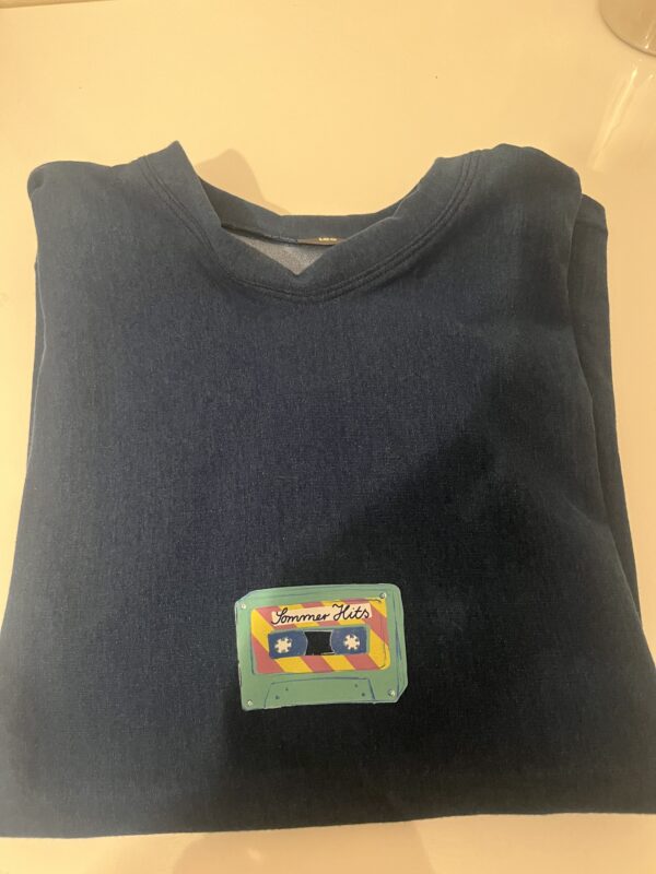 Shirt vis en cassettebandje