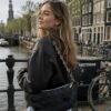 Zwart classic half Moon