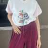 Shirt met flamingo