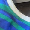 Strepen blauw en witte rand