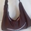 Bruine shopper met rits