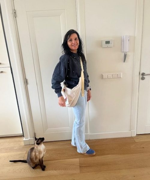 Big banana bag met Diva opdruk